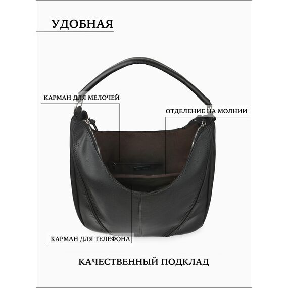 Сумка шоппер большая на плечо, изображение 4